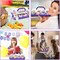 Cupcake and Cake Container with Lid, 12 Capacity Cup Cake Portable Carrier Dessert Holder with Handle for Family Picnics and Party Events, 2-in-1 Design, Purple
